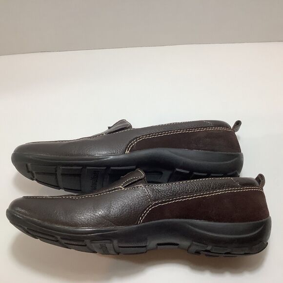 Naturalizer Women’s Size 7 wide Dark Brown Leather Slip on Casual Flat Loafers - Picture 8 of 9